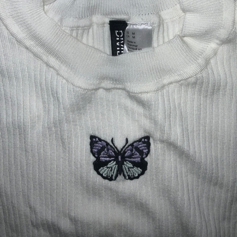 H&M butterfly shirt